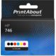 Cartuccia compatibile HP 746 (P2V78/79/80/81/82/83A) - 6 colori Multipack