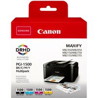 Cartuccia stampante Canon PGI-1500 - 4 colori Multipack