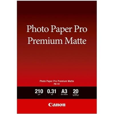 Carta fotografica Canon PM-101 Premium Matte paper A3 (20 vel)