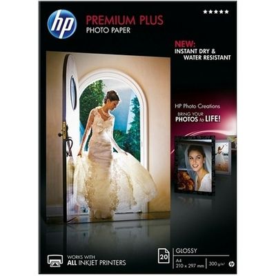 Carta fotografica HP CR672A Premium Plus Glanzend A4 (20 vel)
