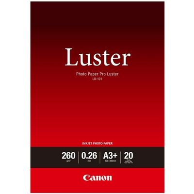Carta fotografica Canon LU-101 Pro Luster A3+ (20 vel)
