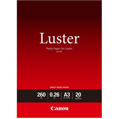 Carta fotografica Canon LU-101 Pro Luster A3 (20 vel)