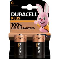 Batteria Duracell Plus C MN1400 2 stuks