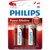 Batteria Philips Power Alkaline LR14 Baby C 2 stuks