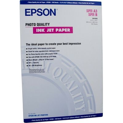Carta fotografica Epson S041069 Photo Quality Inkjet Paper A3+ (100 vel)