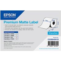 Etichetta Epson C33S045418 Premium Matte (76mm x 35m) - Bianco (Ruolo continuo)