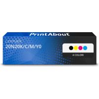 Toner compatibile Lexmark 20N20K/C/M/Y0 - 4 colori Multipack