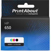Cartuccia compatibile HP 650 (CZ101/02AE) - Nero + 3 colori Multipack