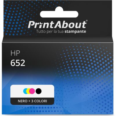 Cartuccia compatibile HP 652 (F6V24AE) - Nero + 3 colori Multipack