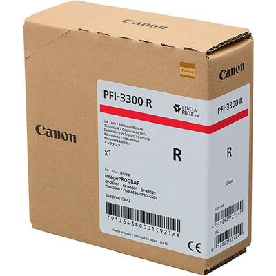 Cartuccia stampante Canon PFI-3300R - Rosso