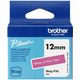 Nastro Brother Btag-P35 - Bianco su rosa