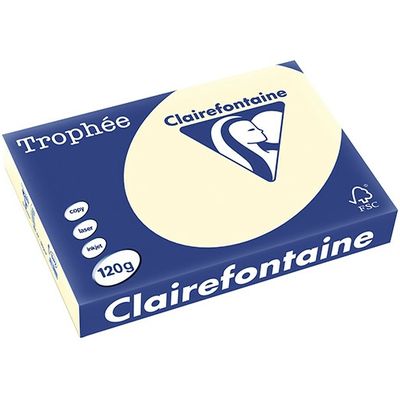 Carta colorata Clairefontaine Ivoor A4 - 120 g/m² (250 fogli)