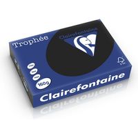 Carta Colorata Clairefontaine Nero A4 160 g/m² (250 fogli)