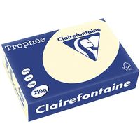 Carta Colorata Clairefontaine Avorio A4 210 g/m² (250 fogli)
