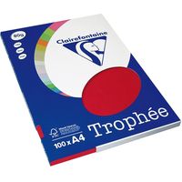 Carta Colorata Clairefontaine Rosso ciliegia A4 80 g/m² (100 fogli)
