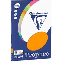 Carta Colorata Clairefontaine Arancione brillante A4 80 g/m² (100 fogli)