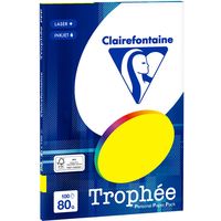 Carta Colorata Clairefontaine Giallo fluorescente A4 80 g/m² (100 fogli)