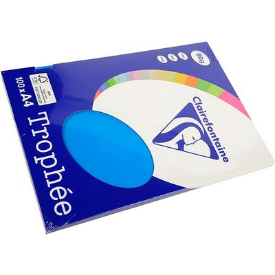 Carta Colorata Clairefontaine blu caraibico A4 80 g/m² (100 fogli)