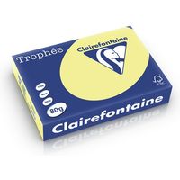 Carta Colorata Clairefontaine Giallo limone A4 80 gsm (500 fogli)
