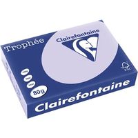 Carta Colorata Clairefontaine Lavanda A4 80 g/m² (500 fogli)