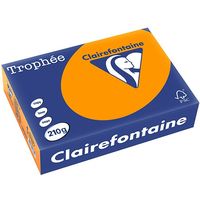 Carta colorata Clairefontaine Arancione brillante A4 210 g/m² (250 fogli)