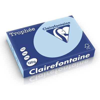 Carta colorata Clairefontaine Blue A4 120 g/m² (250 fogli)