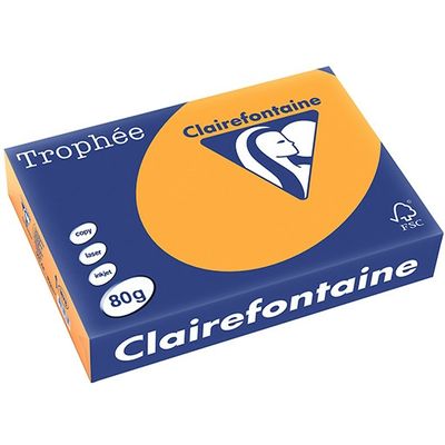 Carta colorata Clairefontaine Arancione A4 80g/m²