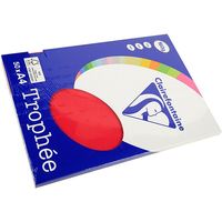 Carta Colorata Clairefontaine Rosso ciliegia A4 160 g/m² (50 fogli)