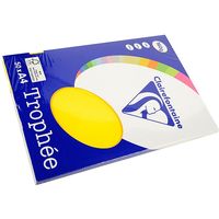 Carta Colorata Clairefontaine Sunny giallo A4 160 g/m² (50 fogli)