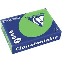 Clairefontaine Verde erba A4 Carta colorata 210 gsm (250 fogli)