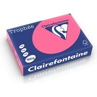 Carta Colorata Clairefontaine Fucsia A4 160 g/m² (250 fogli)