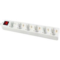 Brennenstuhl con interruttore a 6 vie, bianco, 1,4 m