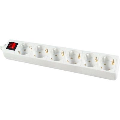 Brennenstuhl con interruttore a 6 vie, bianco, 1,4 m