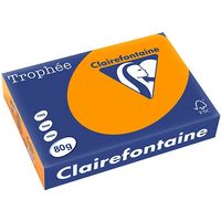Carta Colorata Clairefontaine Arancione brillante A4 80 g/m² (500 fogli)