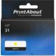 Cartuccia compatibile HP 31 (1VU28AE) - Giallo