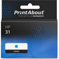 Cartuccia compatibile HP 31 (1VU26AE) - Ciano