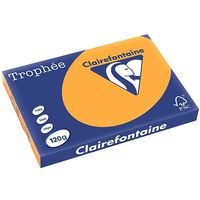Carta Colorata Clairefontaine Arancione A3 120 g/m² (250 fogli)