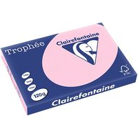 Carta Colorata Clairefontaine Rosa A3 120 g/m² (250 fogli)