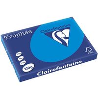 Carta Colorata Clairefontaine Blu caraibico A3 120 g/m² (250 fogli)