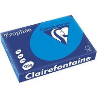 Carta Colorata Clairefontaine Blu caraibi A4 120 g/m² (250 fogli)