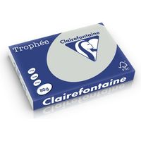 Carta Colorata Clairefontaine Grigio chiaro A4 80 g/m² (500 fogli)