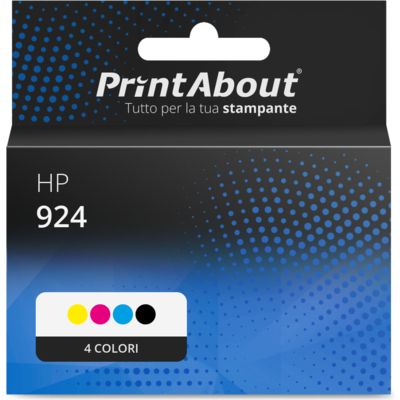 Cartuccia compatibile HP 924 (4K0U3/4/5/6NE) - 4 colori Multipack