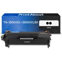 Toner compatibile Brother TN-3600XXL+3600XXLBK - Nero Capacità extra-elevata Multipack