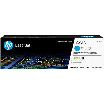 Toner HP 222A (W2221A) - Ciano