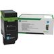 Toner Lexmark 75M20C0 - Ciano