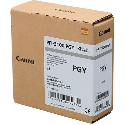 Cartuccia stampante Canon PFI-3100PGY - Grigio fotografico