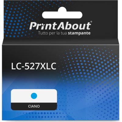 Cartuccia compatibile Brother LC-527XLC - Ciano Alta capacità