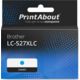 Cartuccia compatibile Brother LC-527XLC - Ciano Alta capacità