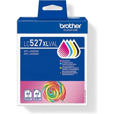 Cartuccia stampante Brother LC-527XLVAL - 4 colori Alta capacità Multipack