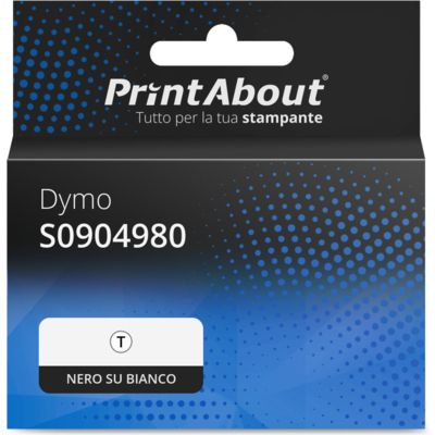 Etichetta privata Dymo S0904980 Etichetta nero su bianco (104 mm x 159 mm) (5XL)